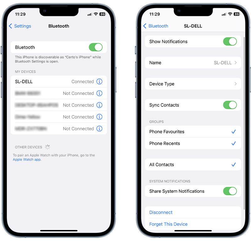 Removing unknown Bluetooth devices on iPhone for how to remove spyware from iPhone article