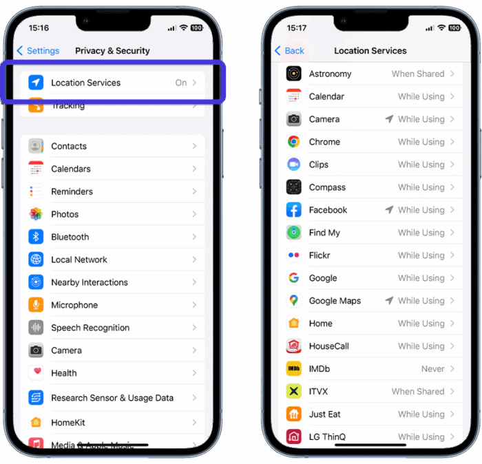 Why Is Your iPhone's Location Icon Always On? | Certo Software