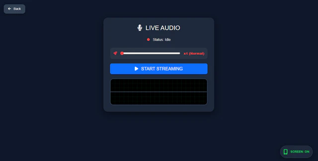 
KidsProtect’s live audio streaming feature (Source :Certo). 